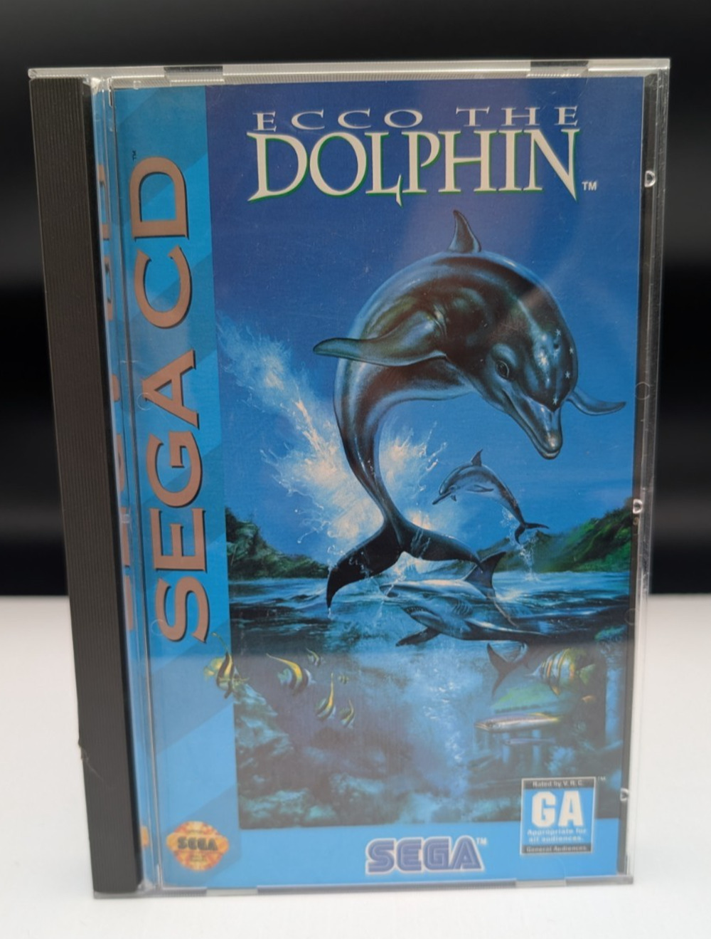 Ecco the Dolphin (Sega CD, 1993) CIB Complete with Manual - READ